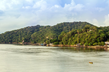 Fototapeta premium Beautiful seascape in summer of Chanthaburi Thailand