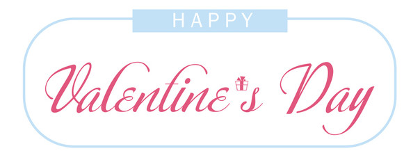 Happy Valentines day greeting card, vector illustration. 
