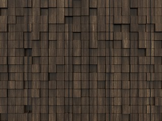 Dark wood abstract background with cubes