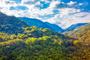 Mountain Range Landscape , Balkans scenery 
