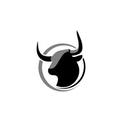 Bull Logo Design Inspiration - obrazy, fototapety, plakaty