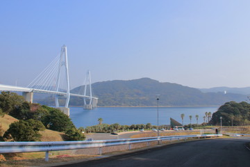 Fototapeta premium 大島大橋 長崎県西海市 日本