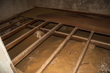 Kolmanskuppe, aslo known as Kolmanskop, a diamond mining ghost town on the Skeleton Coast of Namibia.