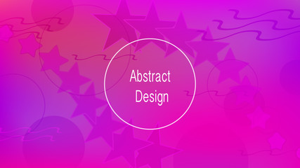 Obraz premium Color geometric gradient, futuristic background. Detail of modern wallpaper design, packaging. Bright color lines, abstract shapes, dots. Background in minimalist style.
