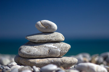 Fototapeta na wymiar Камни на пляже