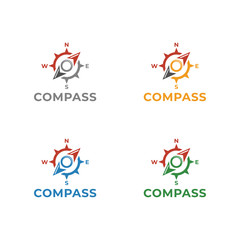 Compass Logo Template vector illustration design