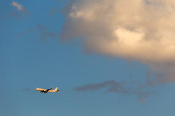 Plane in the air