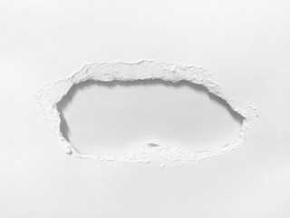 ripped paper isolated