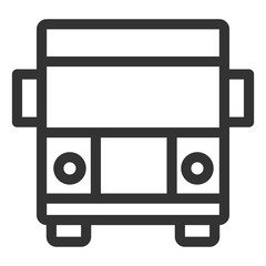 Bus vector icon, Modern and Line icon Transport and Vehicle