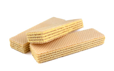 Wafers stick isolated on white background