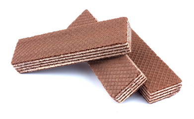 Wafers stick isolated on white background