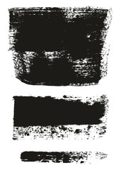 Paint Brush Wide Background & Lines High Detail Abstract Vector Background Mix Set 149