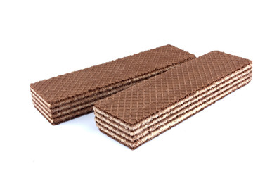 Wafers stick isolated on white background