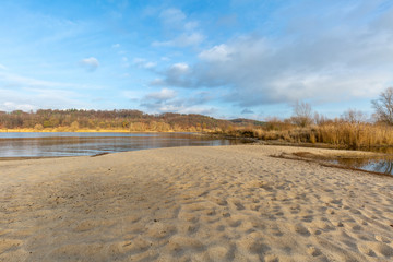 Strand an der Elbe