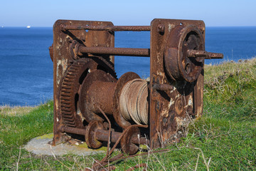 Toothed pulley off the Basque coast