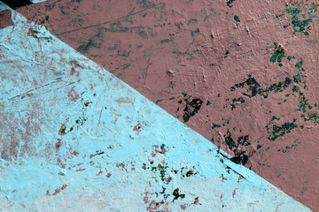 Painting knife technique with acrylic on canvas. Abstract art background. 