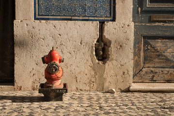  Fire Hydrent and Door in Lissabon