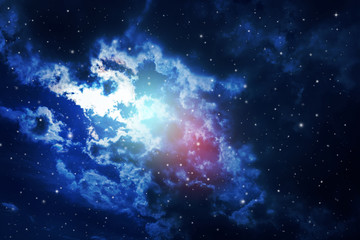 Night sky with stars.