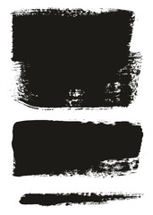 Paint Brush Wide Background & Lines High Detail Abstract Vector Background Mix Set 61