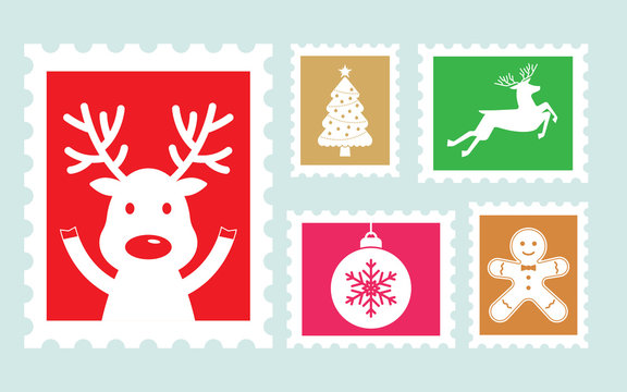 Christmas Postage Stamps Images – Browse 76,825 Stock Photos, Vectors, and  Video