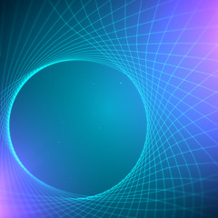 Abstract background with a colorful dynamic wave.