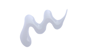 Colored textures painted over white background.