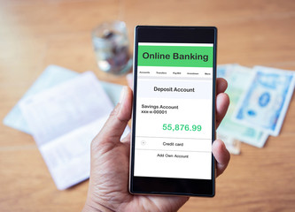 Mobile banking.
