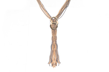 Jewelry pendant on a white isolated background. Jewelery, jewelry. Pendant, earrings, necklace, bezel.