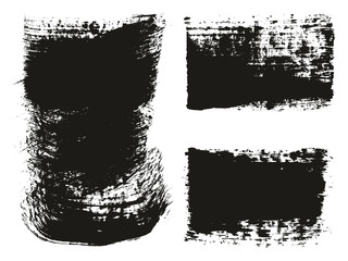 Paint Brush Wide Background & Lines High Detail Abstract Vector Background Mix Set 18