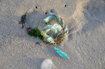 Plastik am Strand