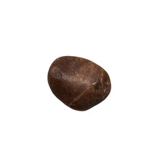 macro mineral stone apophyllite rock on a white background