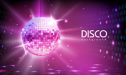 Disco ball background