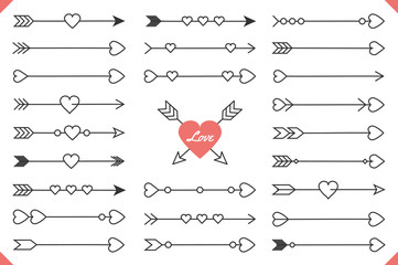 Arrows with Hearts