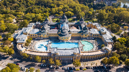 Bath Sections taken from a height by a drone