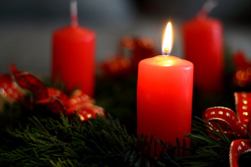 red candles 