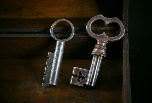 Antique metal keys