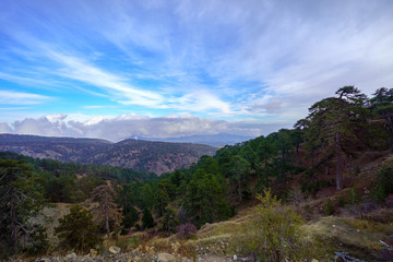 View to the Mountains of Cyprus