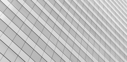glass building pattern black and white