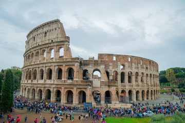 Fototapeta na wymiar Colosseo in Roma