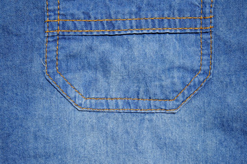 Jeans shirt pocket texture