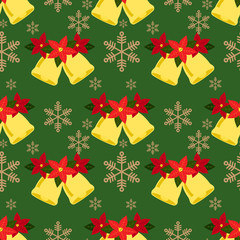 Christmas holiday season seamless pattern.