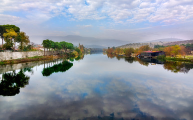 Adala Canyon in autumn and reflections