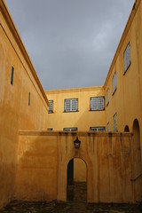 Gewitter über der Burg der guten Hoffnung in Kapstadt 