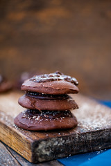 Chocolate cookies for Santa Claus 