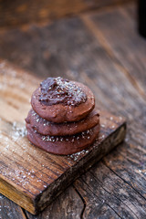 Chocolate cookies for Santa Claus 