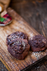 Chocolate cookies for Santa Claus 