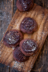 Chocolate cookies for Santa Claus 