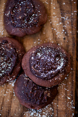 Chocolate cookies for Santa Claus 
