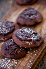 Chocolate cookies for Santa Claus 