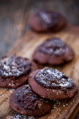Chocolate cookies for Santa Claus 